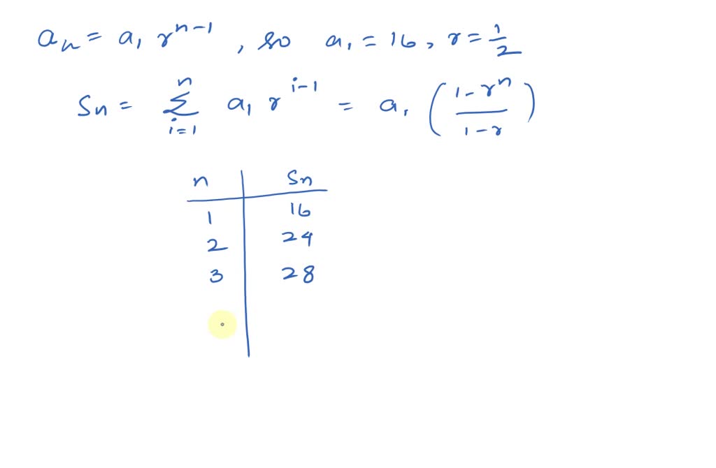 SOLVED:Finding a Sequence of Partial Sums Use a g…