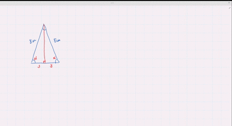 find-the-measure-of-all-the-angles-in-a-triangle-with-sides-of-length-8-mathrmcm-8-mathrmcm-and-6-ma