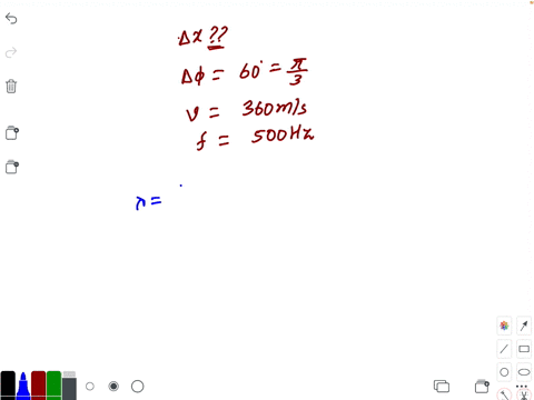 the-distance-between-two-points-differing-in-phase-by-60circ-on-a-wave-having-a-wave-velocity-360-ma