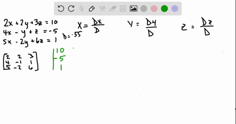 use-cramers-rule-to-solve-each-system-leftbeginarraylr-2-x2-y3-z-10-4-x-yz-5-5-x-2-y6-z-1-endarrayri