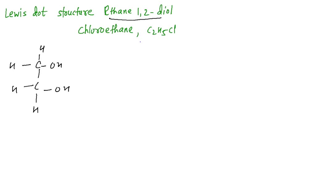 SOLVED:Ethylene glycol, C2 H6 O2, has one OH bonded to each carbon. (a ...