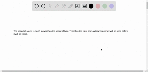 why-does-the-arrival-of-the-sound-from-a-bass-drum-in-a-distant-band-not-correspond-to-the-blow-of-t