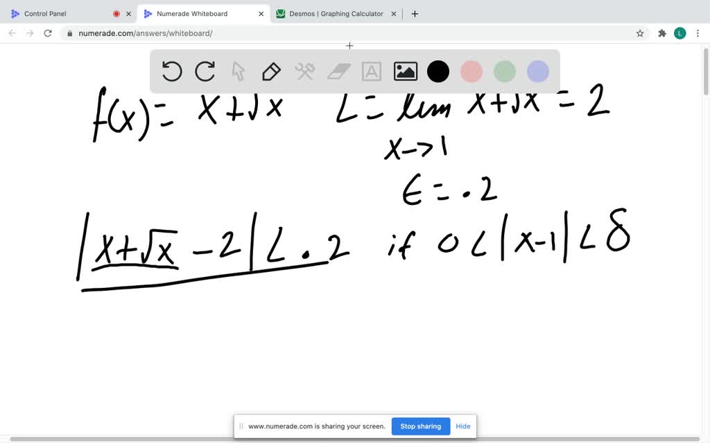 SOLVED:For the given \lim _{x \rightarrow f} f(x)=L and \epsilon use ...