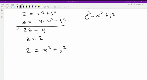 sketch-the-region-enclosed-between-the-surfaces-and-describe-their-curve-of-intersection-the-parabol