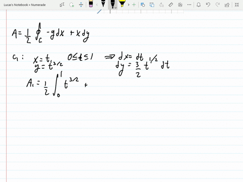 use-greens-theorem-to-find-the-area-of-each-region-bounded-by-yx3-2-and-yx