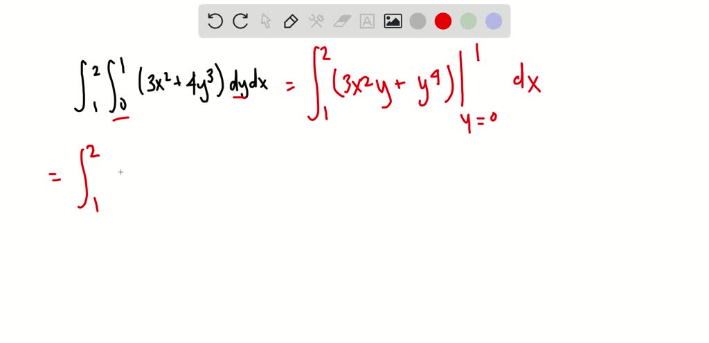 SOLVED:Evaluate the following iterated integrals. \int_{1}^{2} \int_{0 ...