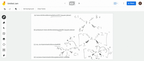 draw-the-structure-for-a-trans-dichlorodibromoplatinumiv-square-planar-b-potassium-trans-dichlorodio
