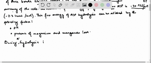 environmental-conditions-the-standard-free-energy-of-hydrolysis-for-atp-is-305-mathrmkj-mathrmmol-1l