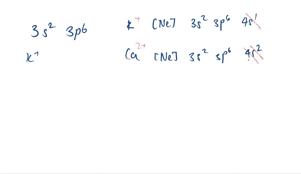 Write formulas for two cations that have the following valence shell ...