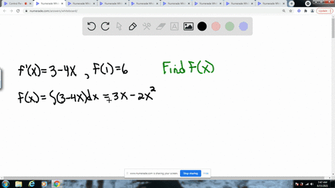 find-f-from-the-information-given-fprimex3-4-x-quad-f16