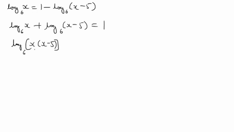 solve-log-_6-x1-log-_6x-5