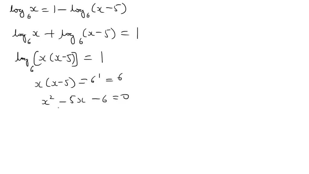 solved-solve-log6-x-1-log6-x-5