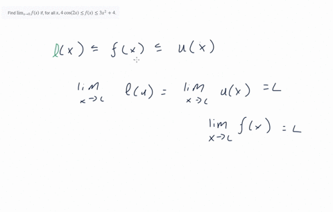 find-lim-_x-rightarrow-0-fx-if-for-all-x-4-cos-2-x-leq-fx-leq-3-x24