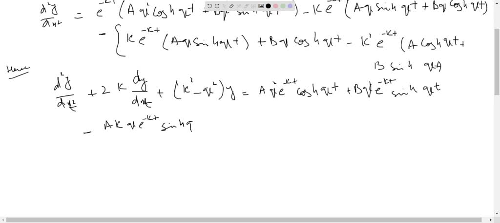 SOLVED:Suppose that A and B are constants. Show that the function x(t ...