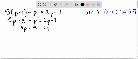 solve-each-equation-and-check-the-solution-5p-1-p2-p-7
