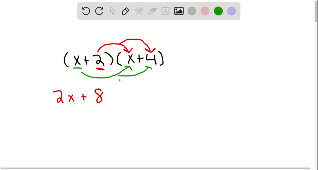 SOLVED: Use la propiedad distributiva para eliminar los paréntesis. (x+ ...