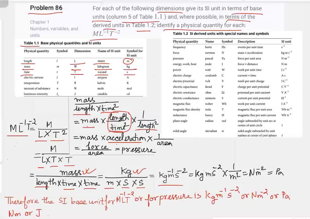 Solvedit Is Instructive To Examine The Question Of The Units Of The Parameter A Of Equation 10 2011