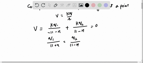 a-in-the-previous-problem-find-the-point-to-the-left-of-the-negative-charge-where-the-electric-poten