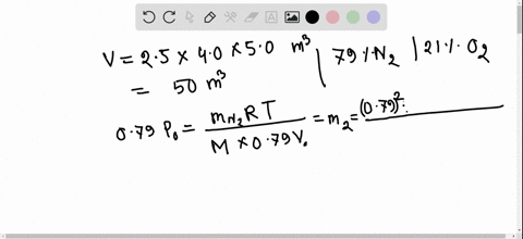 the-dimensions-of-a-room-are-25-mathrmm-times-40-mathrmm-times-50-mathrmm-assume-that-the-air-in-t-2