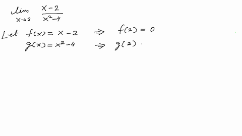find-the-limit-use-lhopitals-rule-if-it-applies-lim-_x-rightarrow-2-fracx-2x2-4