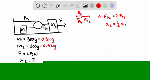in-the-system-of-fig-3-24-friction-and-the-mass-of-the-pulley-are-both-negligible-find-the-accelerat