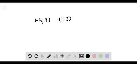 SOLVED:Find the distance between each pair of points with the given ...
