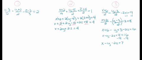 for-the-following-exercises-solve-the-system-for-x-y-and-z-beginaligned-beginarrayl-fracx-36fracy22-