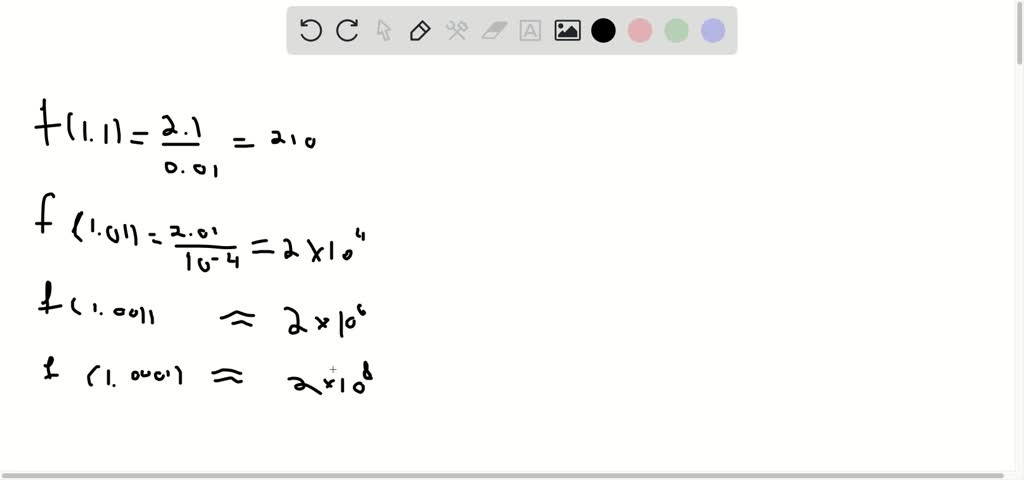 SOLVED:Compute the values of f(x)=(x+1)/((x-1)^2) in the following ...