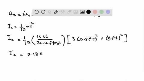 the-15-lb-cylinder-is-rotating-about-shaft-a-b-with-a-constant-angular-speed-omega4-mathrmrad-mathrm