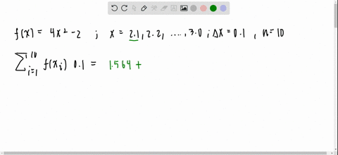 compute-sums-of-the-form-sum_i111-fleftx_iright-delta-x-for-the-given-values-beginarrayl-fx4-x2-2-x2