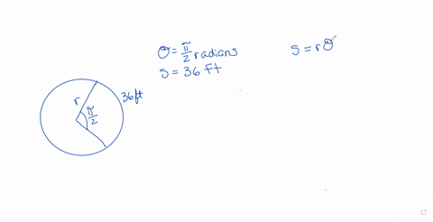 find-the-radius-r-of-a-circle-with-an-arc-length-s-and-a-central-angle-theta-central-angle-theta-fra