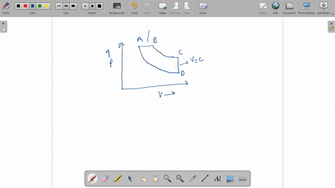 in-pressure-volume-diagram-given-below-the-isochoric-isothermal-and-isobaric-parts-respectively-are-