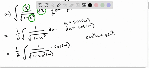 evaluate-the-indicated-integral-a-int-fracxsqrt1-x4-d-x-b-int-fracx3sqrt1-x4-d-x
