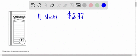 this-package-of-sliced-cheese-costs-297-how-much-would-a-package-with-18-slices-cost-at-the-same-pri