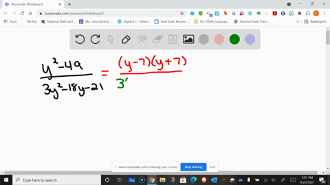 reduce-each-rational-expression-to-lowest-terms-fracy2-493-y2-18-y-21-2