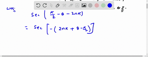 show-that-sec-leftfracpi2-theta-2-n-pirightcsc-theta-n-an-integer-2