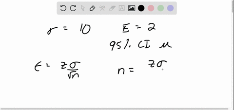 a-populations-standard-deviation-is-10-we-want-to-estimate-the-population-mean-within-2-with-a-95-le