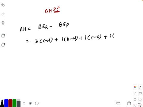 calculate-the-enthalpy-for-the-following-reaction-using-the-given-bond-energies-mathrmkj-mathrmmol-c