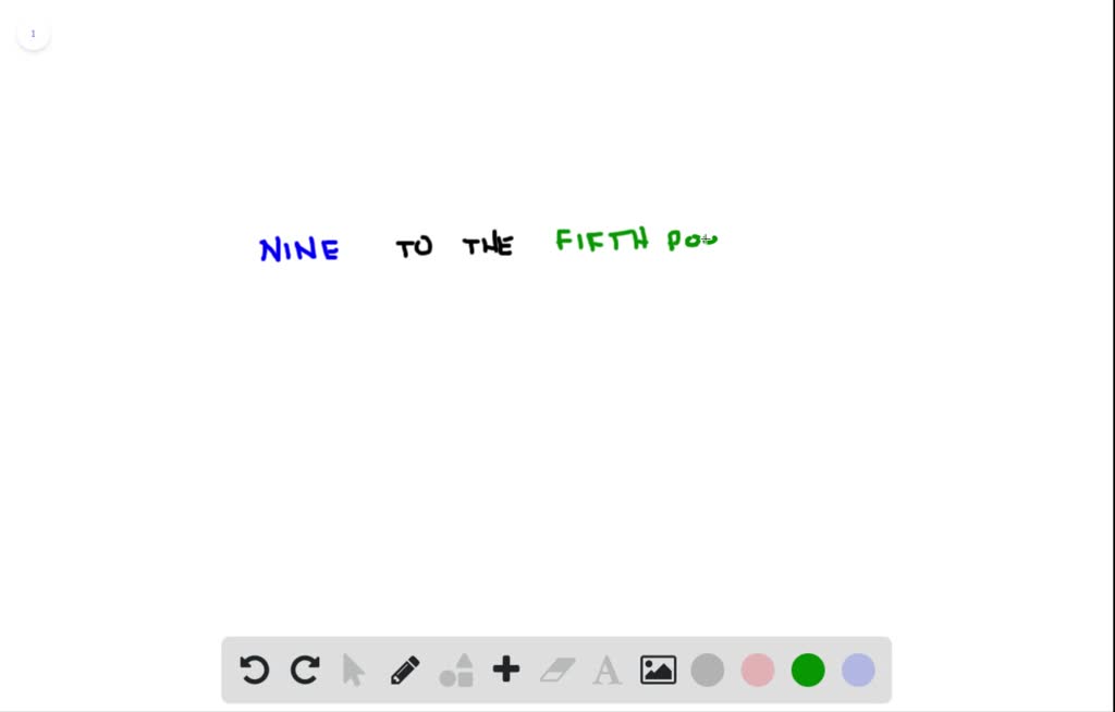 SOLVED Write The Expression In Exponential Form Nine To The Fifth Power solved-write-the-expression-in-exponential-form-nine-to-the-fifth-power