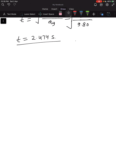 a-toy-rocket-is-launched-with-an-initial-velocity-of-120-mathrmm-mathrms-in-the-horizontal-direction