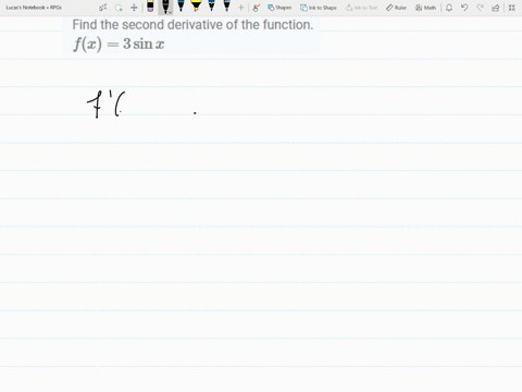 find-the-second-derivative-of-the-function-fx3-sin-x-2