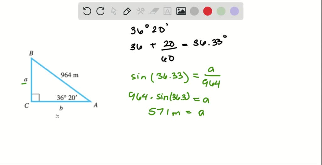 How To Solve A Right Triangle With 2 Sides