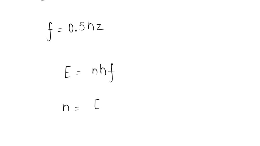 Solved A Pendulum Oscillates With A Frequency Of Hz And An Energy Of J What Is The