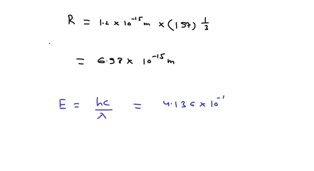 Electrons of what energy have wavelengths comparable with the radius of ...