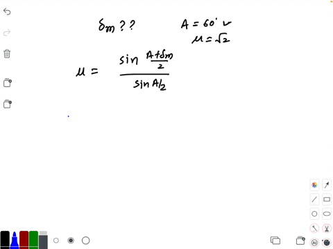 the-angle-of-minimum-deviation-of-an-equilateral-prism-of-refractive-index-sqrt2-is-a-60circ-b-30cir