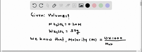what-volume-of-a-020-m-k_2-s-o_4-solution-contains-57-g-of-k_2-s-o_4