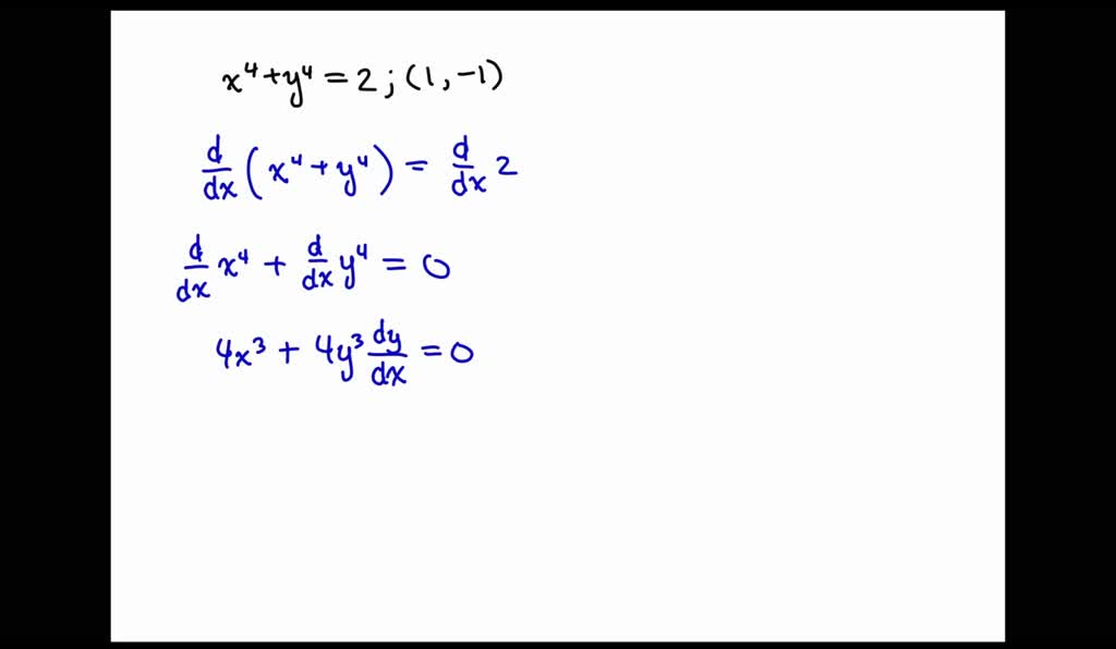 implicit differentiation