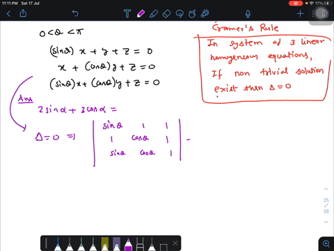 if-0thetapi-and-alpha-denotes-the-value-of-theta-for-which-the-system-of-equations-beginarrayr-sin-t