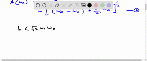 a-harmonic-oscillator-is-underdamped-if-the-damping-constant-b-is-less-than-sqrt2-m-omega_0-where--2