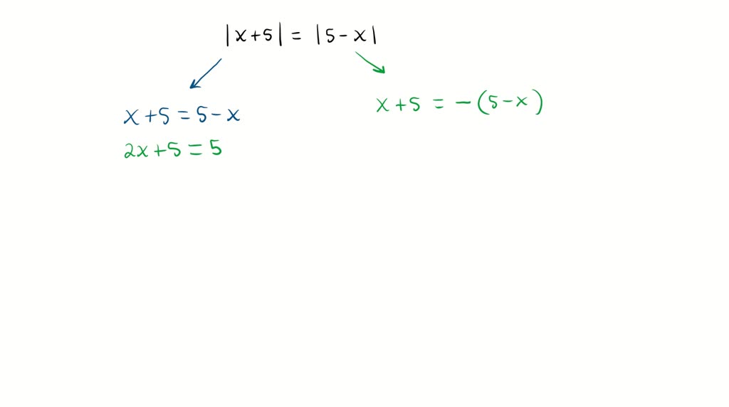 Solvedsolve Each Absolute Value Equation For X X55 X 6699